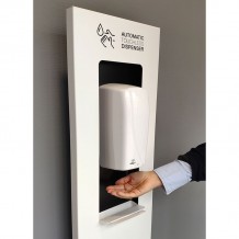 Distributeur automatique de gel sur pied sans contact