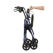 Rollator 4 roues aluminium