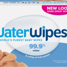 WaterWipes Lingettes Visage Bio, 540 pièces