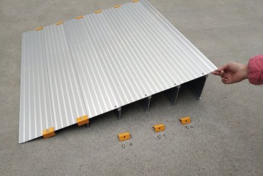 Plan incliné aluminium modulaire